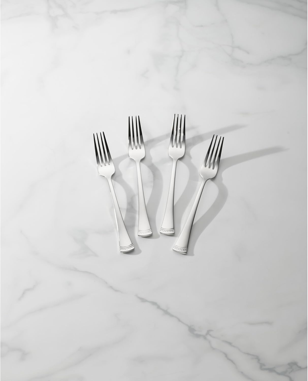 Lenox Silverware Set, Portola 12-Piece Steak Knife Flatware Set, Service For 12, Made Of 18/10 Stainless Steel, Dishwasher Safe, Home And Kitchen Utensils, Knives, Cutlery (Silver, 12 Piece)
