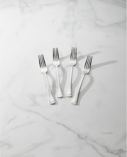Lenox Silverware Set, Portola 12-Piece Steak Knife Flatware Set, Service For 12, Made Of 18/10 Stainless Steel, Dishwasher Safe, Home And Kitchen Utensils, Knives, Cutlery (Silver, 12 Piece)