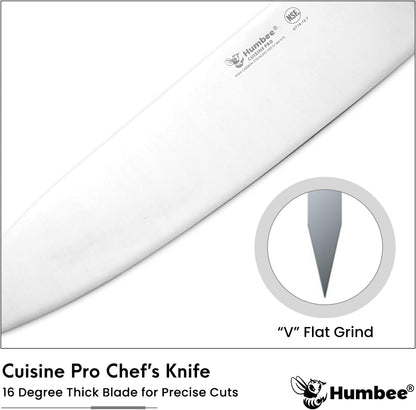 7.5-Inch Nakiri Knife, High Carbon Stainless Steel Hollow Grind Blade, Razor Sharp Edge, Ergonomic Non-Slip Handle, Cleaver Style, DT-50 Series, Orange