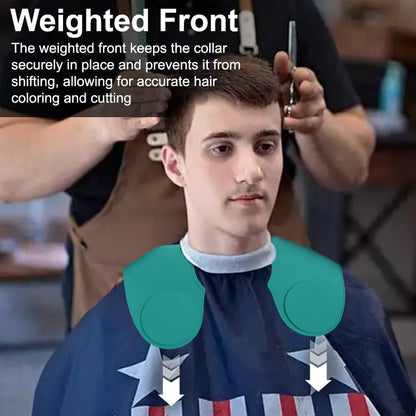 Silicone Hair Cutting Guide Collar - Waterproof Cutting Mat for Hair Stylist - Hair Cutting Cape