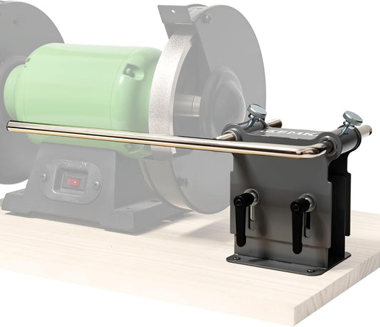 Sharpening Accessory Kit for Wet Sharpening System, Long knife Jig, Short Knife JIg, Axe Jig, and scissors jig, Compatible with Tormek, Wen, KFMK, Bucktool, Jet Wet Sharpener and Bench Grinders