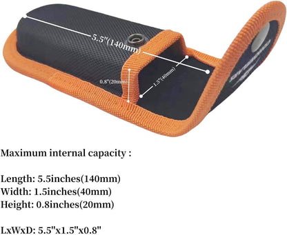 Nylon Sheath for 4''-4.25'' Multitool Knife,Horizontally Carry Knife Pouch Fits 4.25''-4.5'' Wide Folding Pocket Knife,Leatherman Tool Case,EDC Belt Holder COHOMELARS (Small Size)