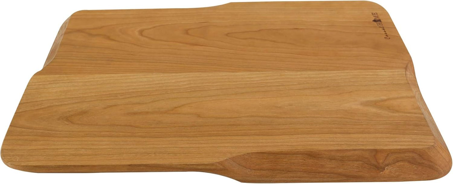 Casual Home Delice Rectangle Juice Drip Groove Cutting Board 15.5"Wx11"Dx0.75"H, Walnut