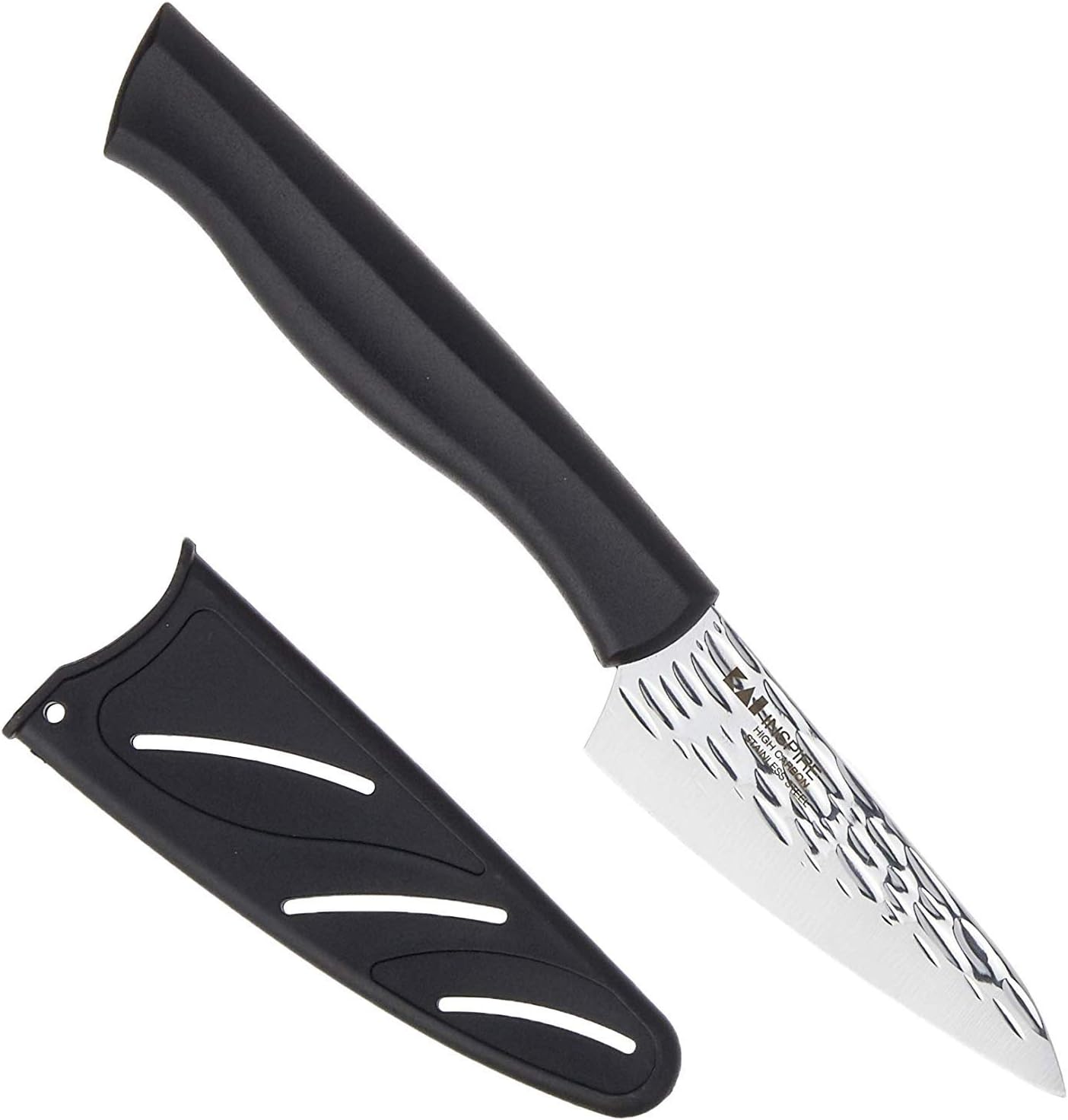Kai Inspire Bread Knife, 9 Inch blade with Hammered Finish, , Silver