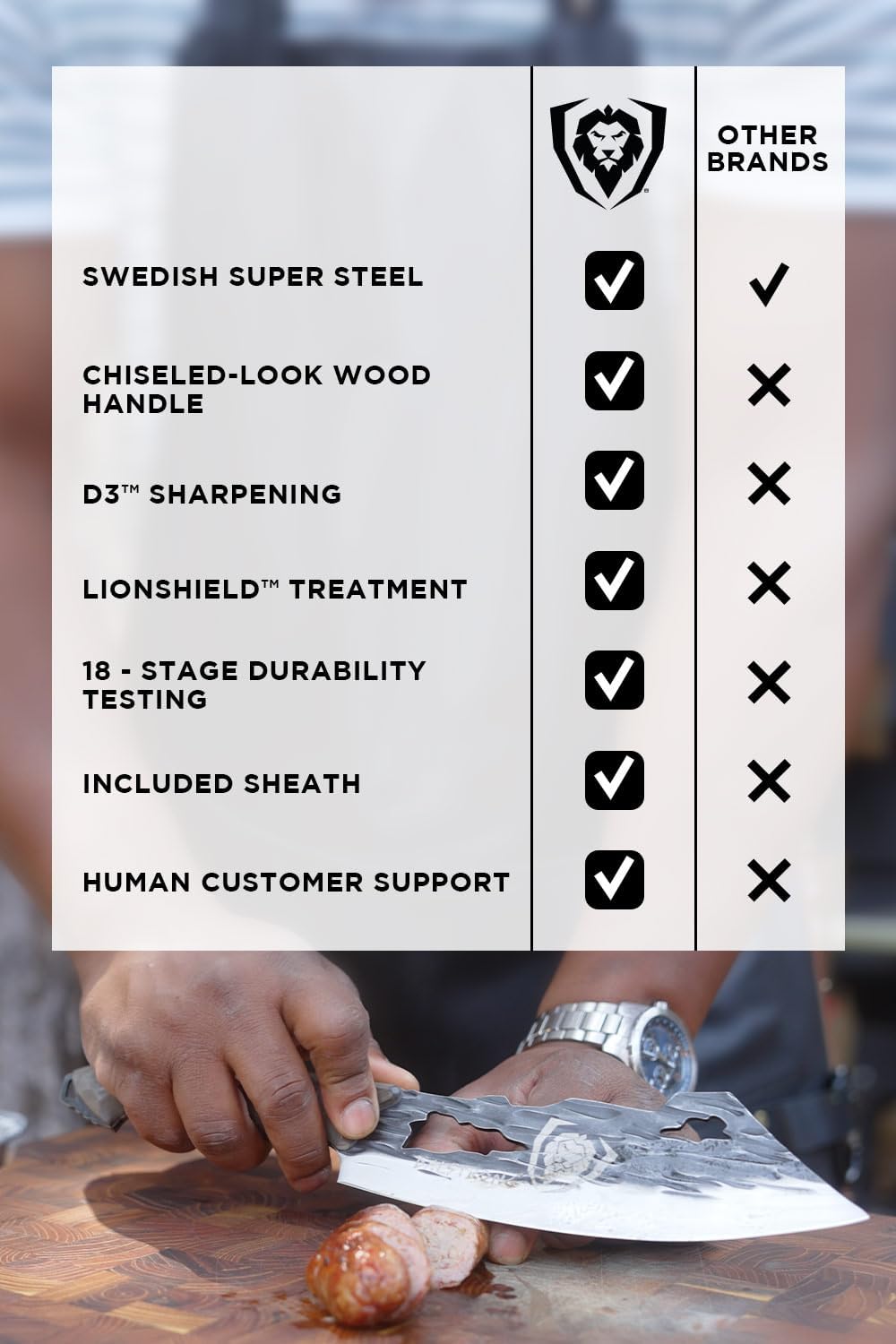 Dalstrong Curved Fillet Boning Knife 6”- Barbarian Series - Premium Swedish 14C28N High Carbon Stainless Steel - Black Brown Wood Handle Knife - Professional Fillet Knife- Sheath Included