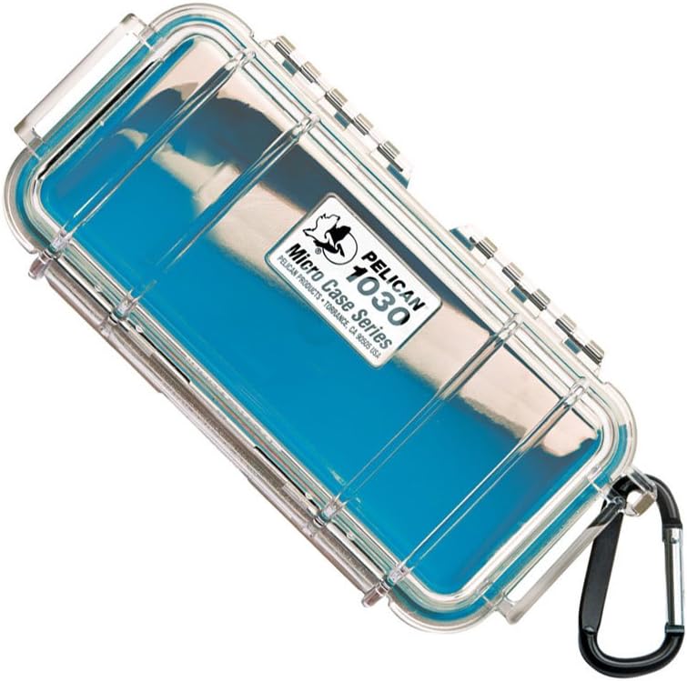 Pelican 1030 Micro Case (Black/Clear)