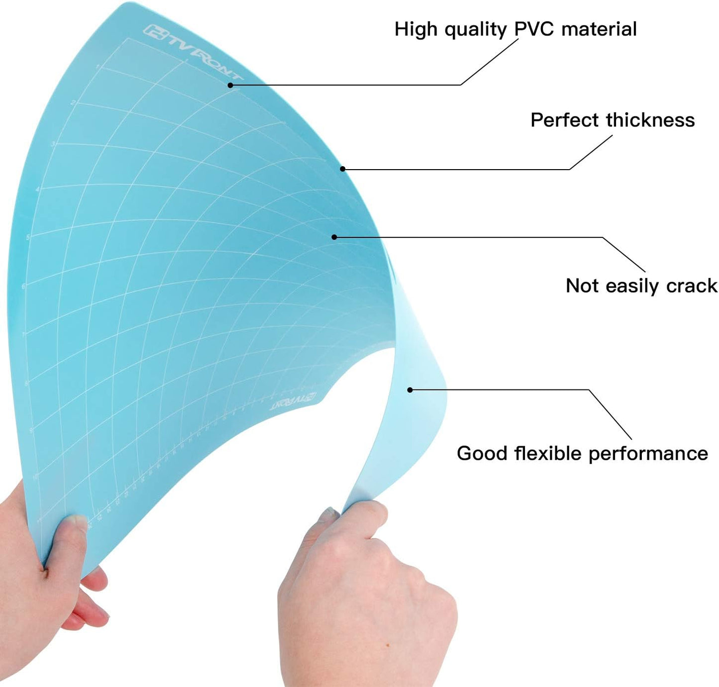 HTVRONT Cutting Mat, 6 Pcs Cutting Mat 12x12(Standard, Light, Strong, FabricGrip) Compatible with Cricut Maker 3/Maker 4/Maker/Explore 3/4/5/Air 2/One, Variety Adhesive Sticky Cutting Mats Accessories