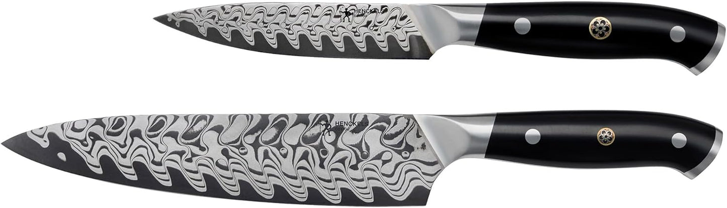 HENCKELS Compass Damascus 8-inch Damascus Chef's Knife