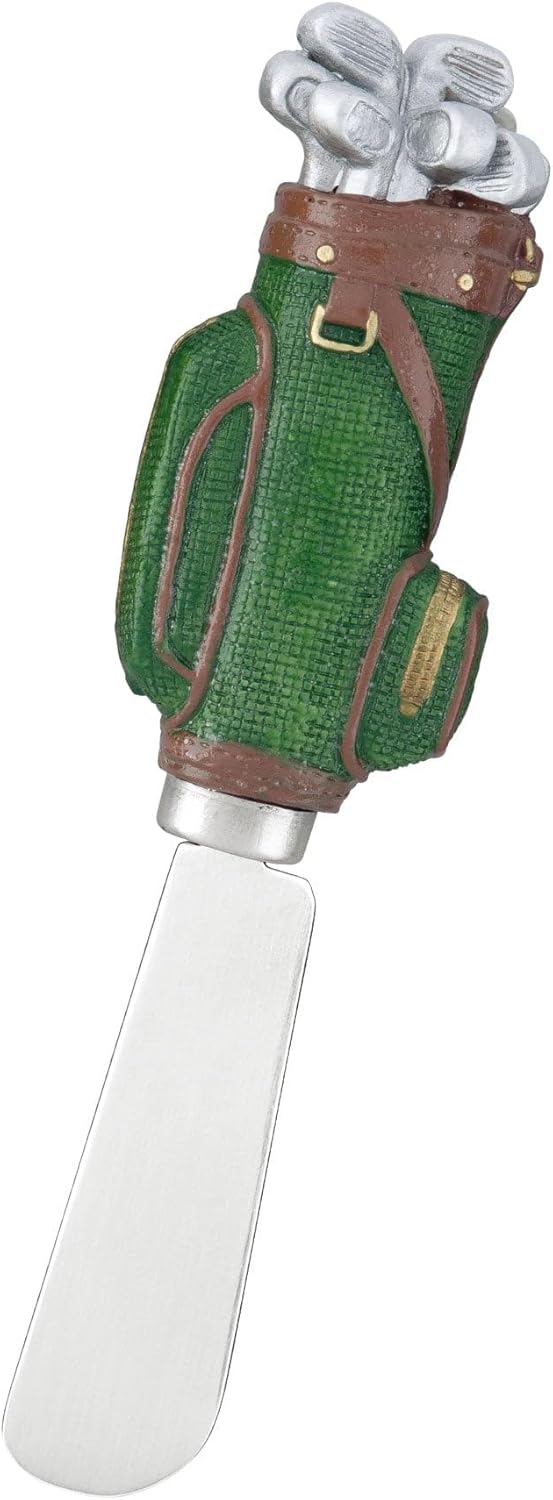 Supreme Housewares Tennis Ball Cheese Spreaders, Hand-Painted Resin Handles with Stainless Steel Blades for Spreading Cream Cheese, Butter, Jam, or Sandwich, Set of 4