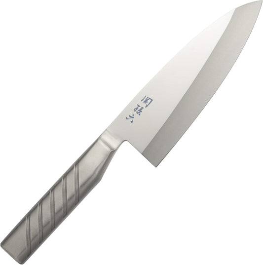 Kai Corporation 093AK5172 Kansu Senrooku All-Stainless Steel Blade Knife, 7.1 inches (180 mm), Made in Japan