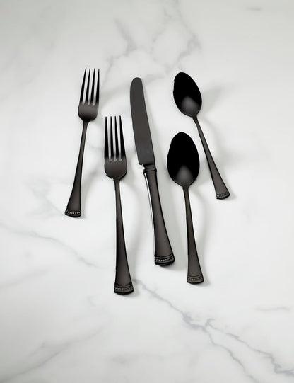 Lenox Silverware Set, Portola 12-Piece Steak Knife Flatware Set, Service For 12, Made Of 18/10 Stainless Steel, Dishwasher Safe, Home And Kitchen Utensils, Knives, Cutlery (Silver, 12 Piece)