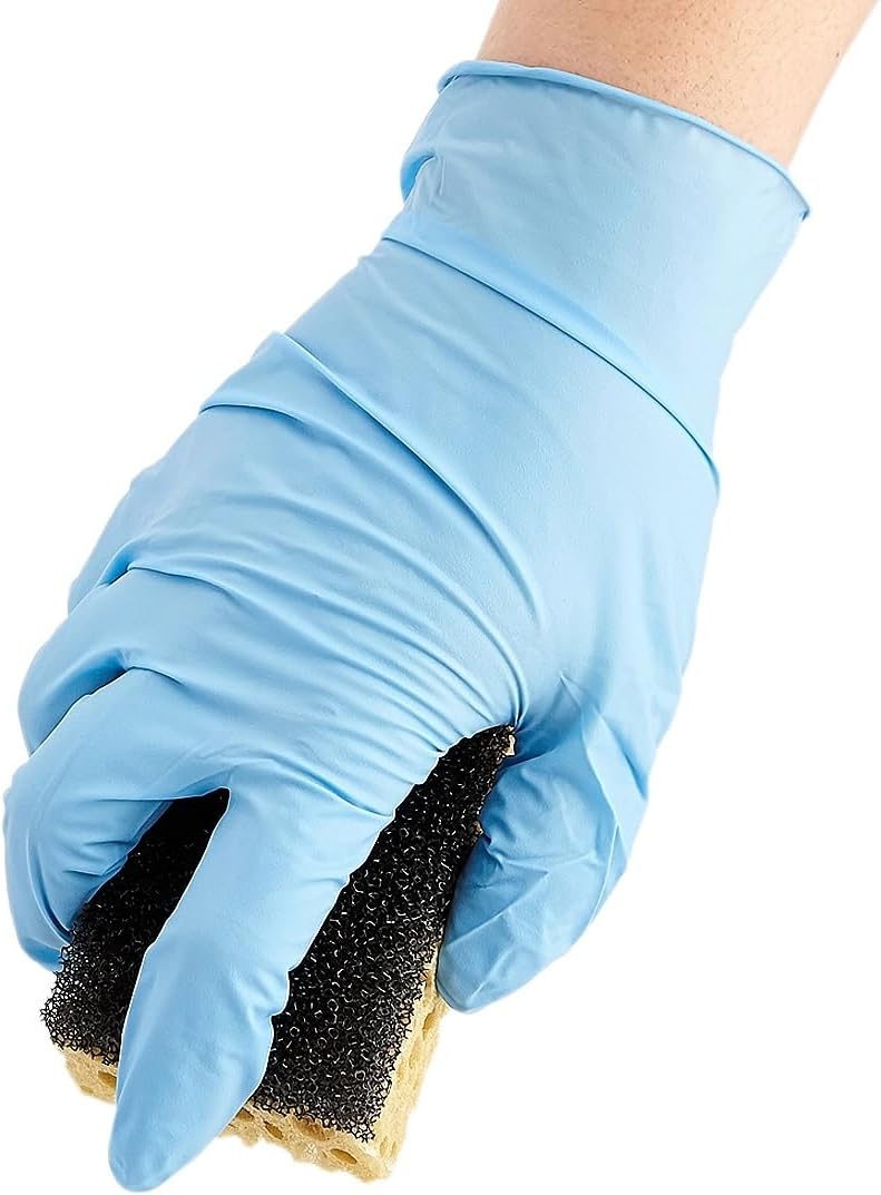 ForPro Disposable Nitrile Gloves, Chemical Resistant, Powder-Free, Latex-Free, Non-Sterile, Food Safe, 4 Mil
