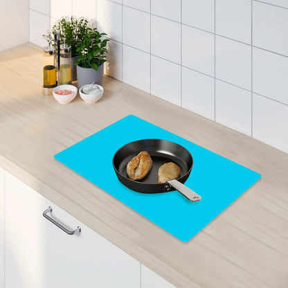 Extra Large Dark Green Countertop Mat - Silicone Table Kitchen Desk Mat - Non-Slip & Heat Resistant - Dinner Placemat Pastry Dough Rolling Mat - Colors B