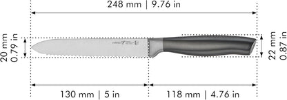Henckels Graphite 5-inch Serrated Utility Knife