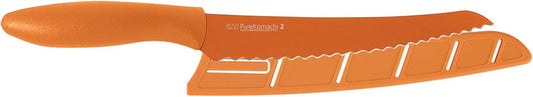 Kai PRO Pure Komachi 2 Bread Knife 8”, Wide Serrations are Gentle on Bread, Comfortable Handle Offers Secure Grip in Wet Conditions; Serrated Kitchen Knife