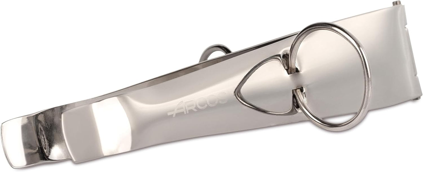 ARCOS Ham Pincer 5 Inch Nitrum Stainless Steel 120 mm. Series Gadgets. Hold and grip ham slices easily and simply. Resistant blade. Color Grey.
