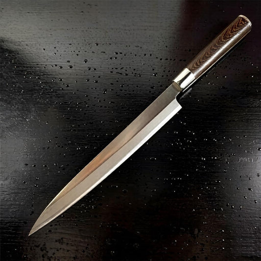 Japanese Sushi Sashimi Knife for Left Handed German steel (270mm)