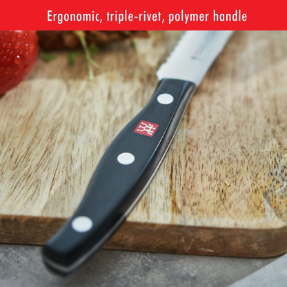 ZWILLING Twin Signature 11-Piece German Knife Set with Block, Razor-Sharp, Made in Company-Owned German Factory with Special Formula Steel perfected for almost 300 Years, Dishwasher Safe