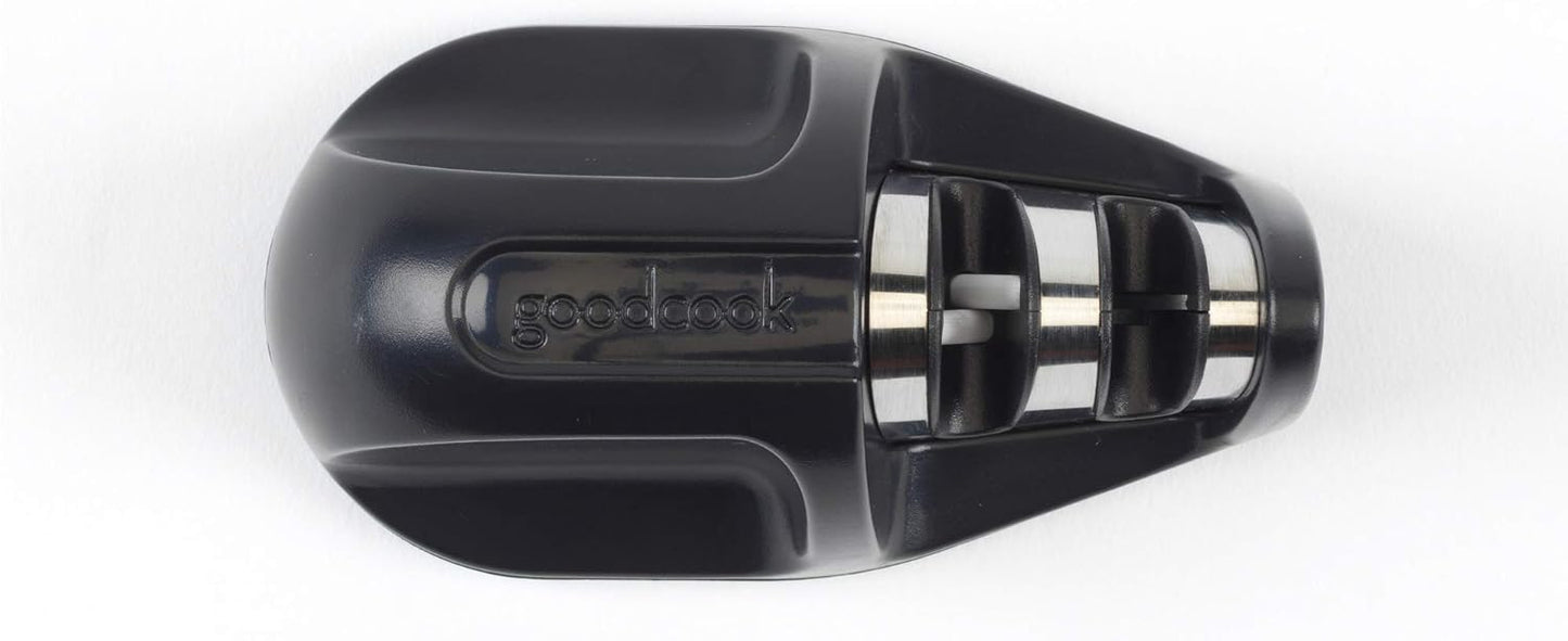 GoodCook Everyday Knife Sharpener, Black