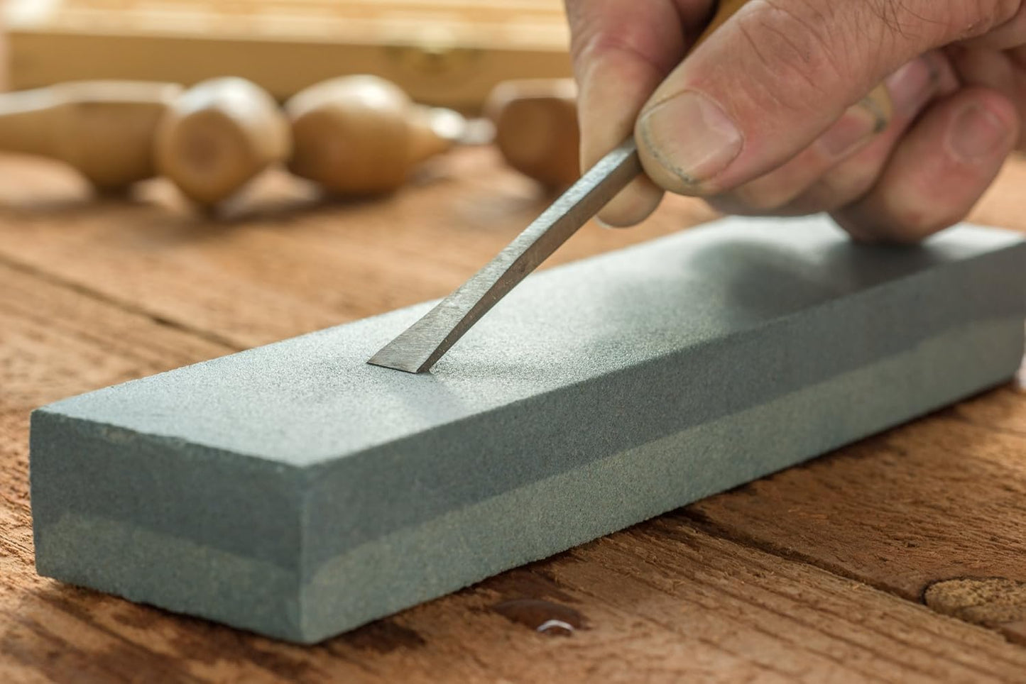 SE 8" Dual Grit Sharpening Stone - 120/240 Aluminum Oxide for Knives, Tools, and Blades - SS8