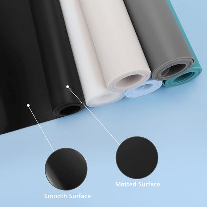 Gartful 25“x17”x0.03“ Silicone Mats for Kitchen Counter, Large Silicone Countertop Protector, Nonskid Heat Resistant Desk Saver Pad, Multipurpose Mat, Placemat, Dark Gray