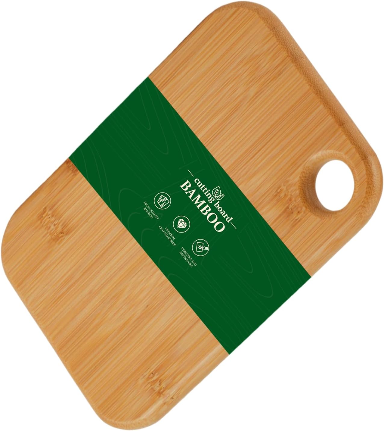 Bamboo Cutting Board 16x10x1 inch with Juice Groove - Bamboo Cutting Board, Charcuterie Board, Butcher Block, Non Plastic Wooden Chopping Board