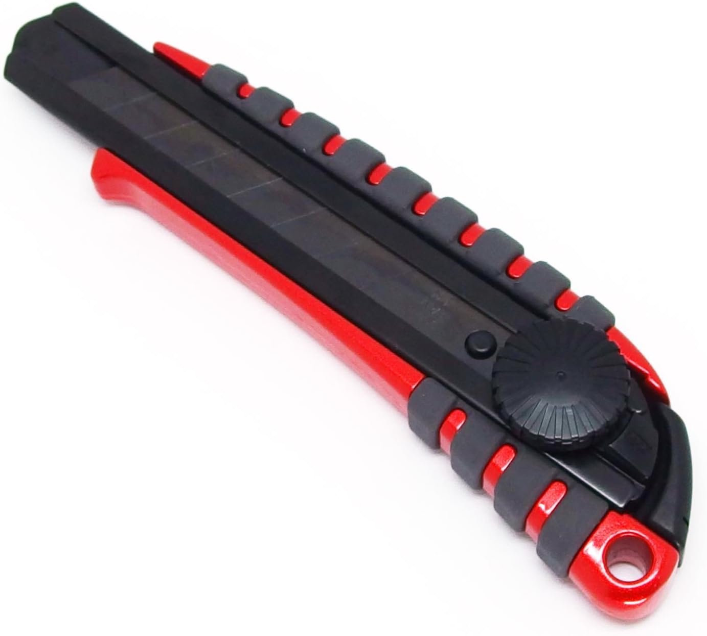 NT Cutter Premium Evolution PMG series Aluminum Die-Cast Grip Auto-Lock Utility Knife, With 30-Degree Extra Sharp Black Blade (PMGA-EVO2)