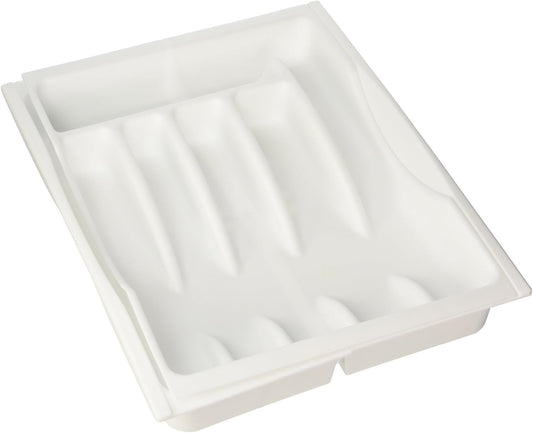 Rubbermaid Cutlery Tray, Large, White