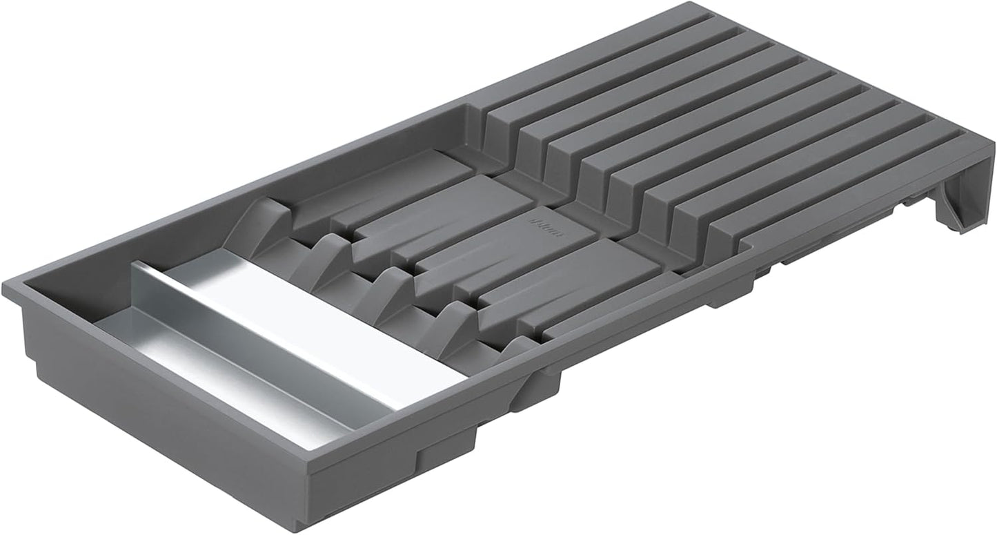Blum Knife Holder I Drawer I Up to 9 Knives I Plastic/Stainless Steel I Removable Kitchen