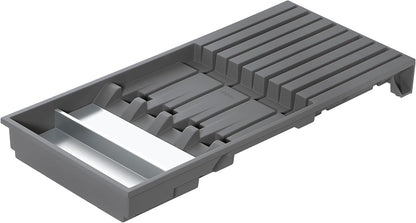 Blum Knife Holder I Drawer I Up to 9 Knives I Plastic/Stainless Steel I Removable Kitchen