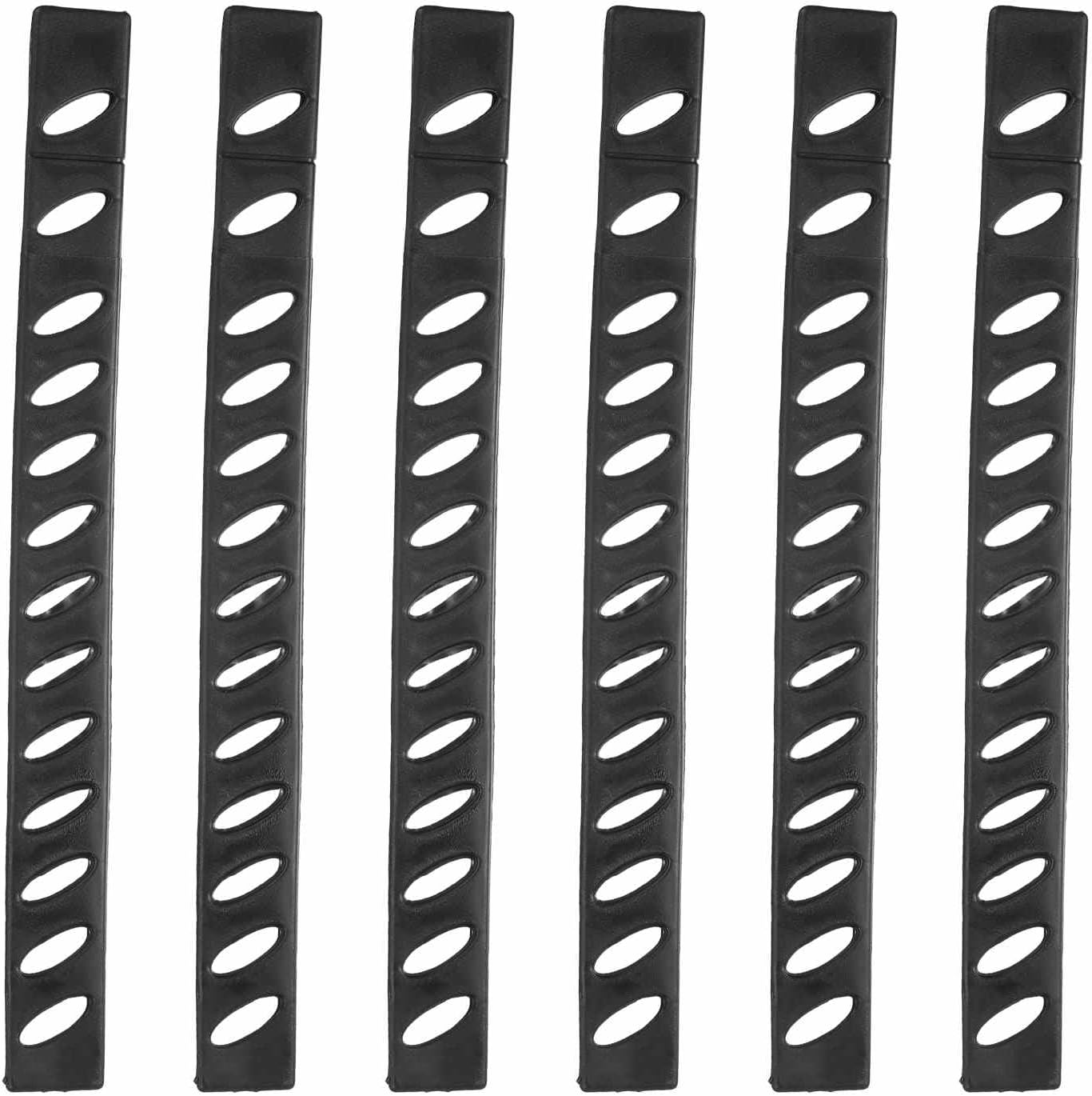 HARFINGTON 100Pcs Blade Edge Guard 7.87" x 0.94" x 0.16" Plastic Anti-scratch Knife Guards Blade Edge Protector for Kitchen Knife Protection Sleeves Cover, Black