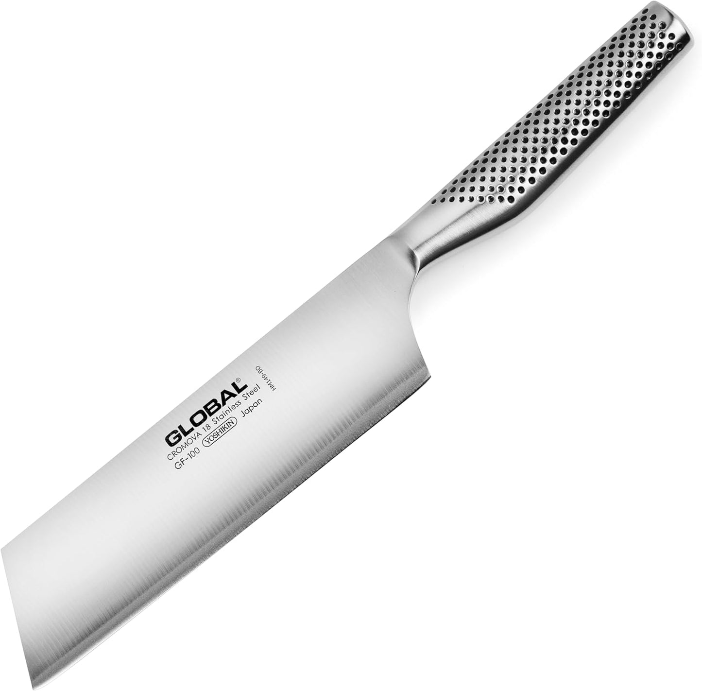 Global Model X 7" Nakiri Knife - Made in Japan - Heavy Duty Chopper