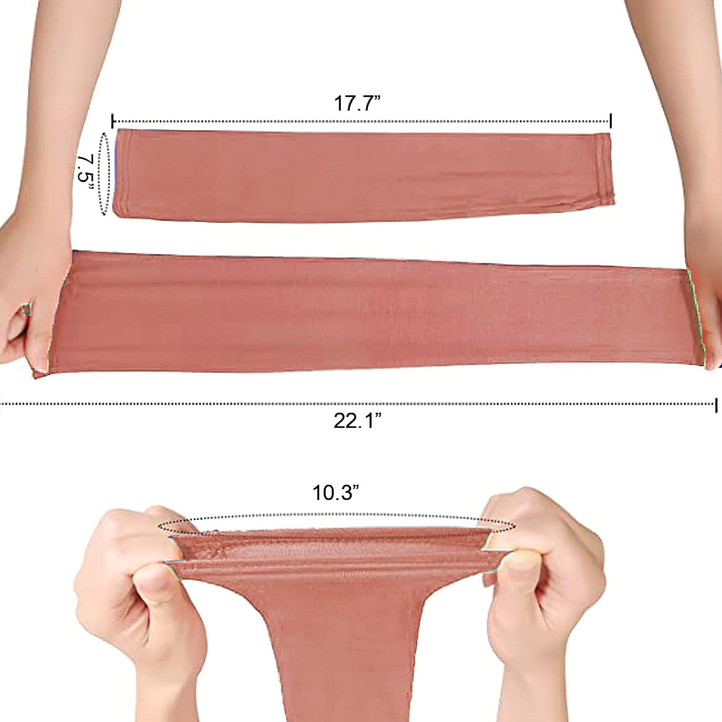 amokk Long Arm Sleeves for Women Cooling UV Sun Protection Sleeves to Cover Arms Gardening Sleeves