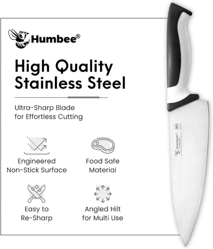 7.5-Inch Nakiri Knife, High Carbon Stainless Steel Hollow Grind Blade, Razor Sharp Edge, Ergonomic Non-Slip Handle, Cleaver Style, DT-50 Series, Orange
