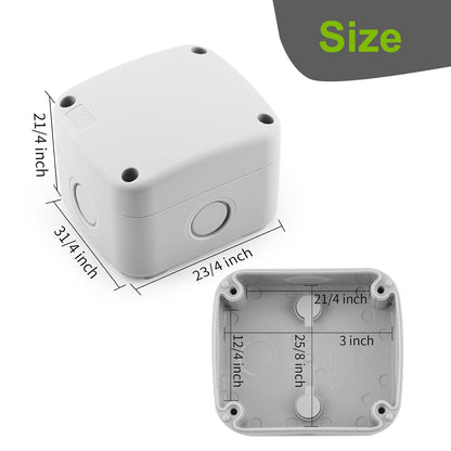 GreenCycle 14.3 x 11.4 x 4.5 Inch Waterproof Hard Case with DIY Customizable Foam Insert Portable Protective Storage Case with Knife for Camera Drones Equipments Tools Test Instruments,Black
