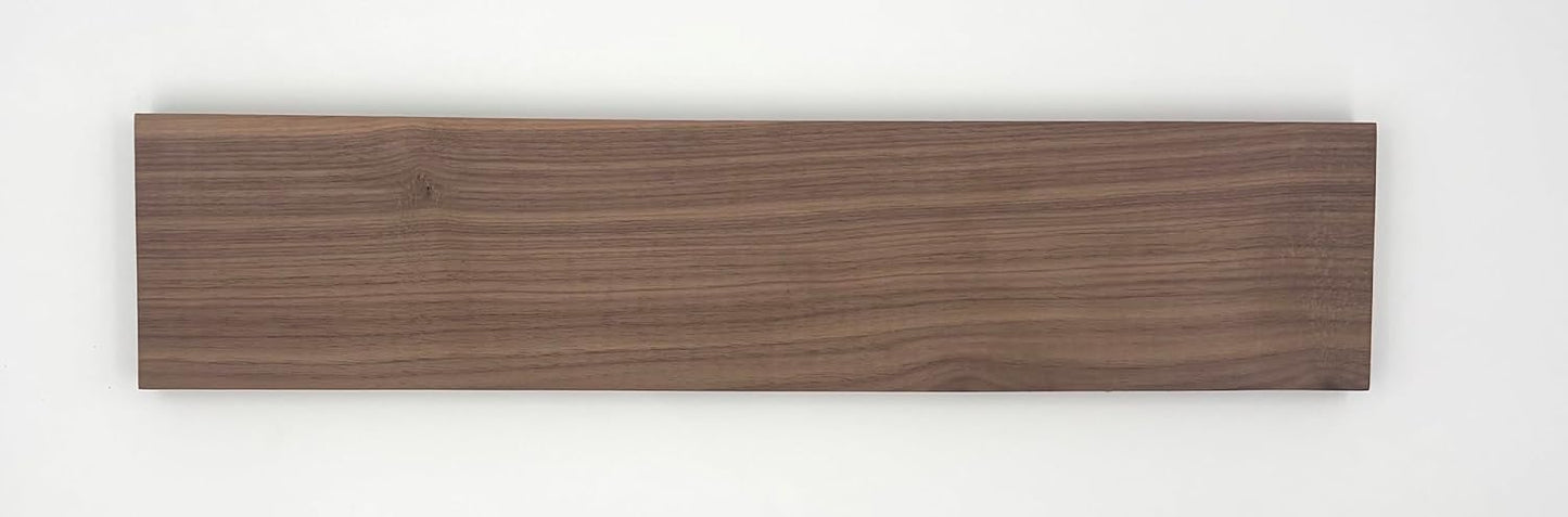 Walnut Hardwood Board 4" x 0.75" x 12" – Premium S4S Surfaced Four Sides – Craft Wood for DIY, Woodworking, Turning, Carving, CNC, Small Projects – Clear, Straight-Grain Eastern Walnut