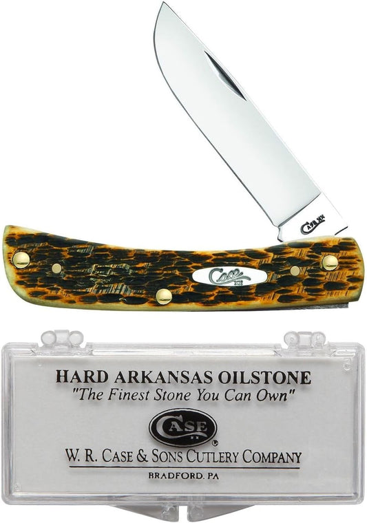 Case WR XX Pocket Knife Rough Black Synthetic Sod Buster Jr Item #18229 - (6137 SS) - Length Closed: 3 5/8 Inches