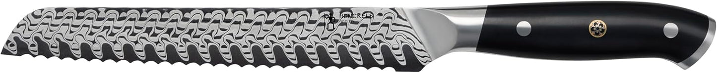 HENCKELS Compass Damascus 8-inch Damascus Bread Knife