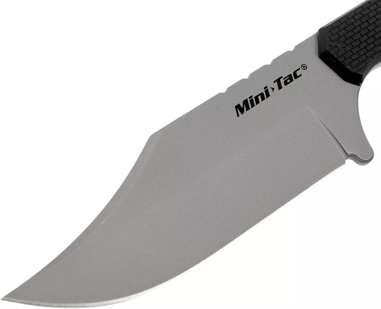Cold Steel Mini Tac Bowie 3-5/8" Lightweight Durable 8Cr13MoV Stainless Steel Fixed Blade Clip Point Outdoor Hunting Utility Knife, Griv-Ex Handle, Secure-Ex Sheath - Boxed