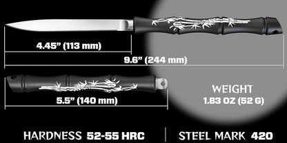 Pocket Knife for Men - Tactical Gear with Glass Breaker and Pocket Clip - Sharp Folding Knives for EDC, Outdoor Cooking, Cutting Cake - Kitchen Utensils & Gadgets - Gifts for Husband, Dad 6495 B