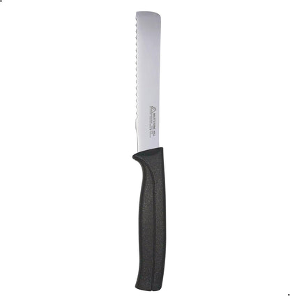 Kitchen Utility Knife - MATTSTONE HILL 4 Inch Paring Knife, Small Fruit & Vegetable Knife, Premium German Stell Blade, Black Handle
