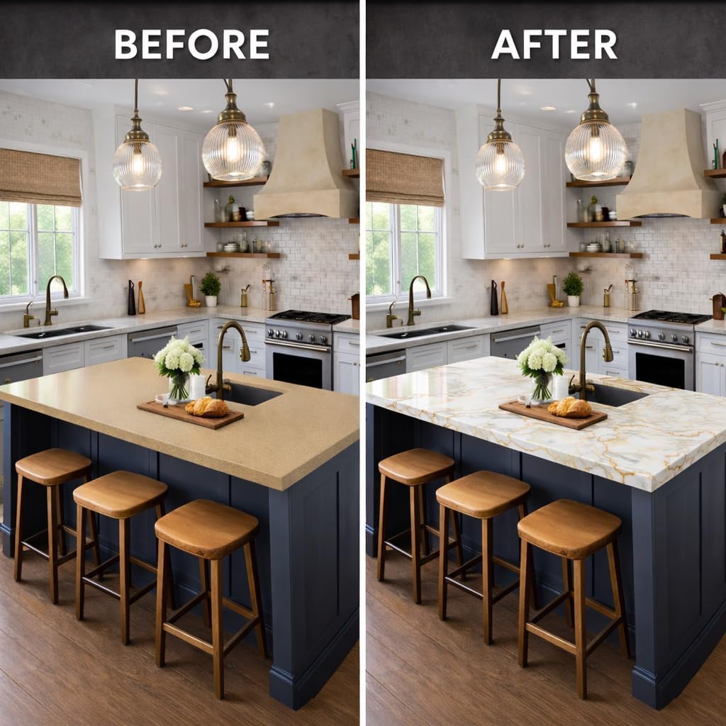 Giani Butcher Block Easy Epoxy Countertop Paint Kit