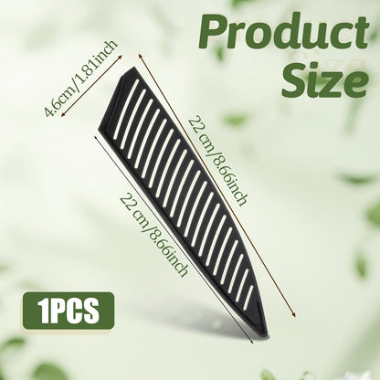 Knife Protector Sleeve 8.6 inch Plastic Safety Sheaths Black Kitchen Knife Protector Sleeve Practical Protectors Safety Knives Covers for Kitchen Knives