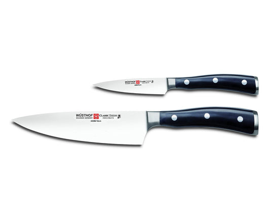 Wüsthof Classic IKON Chef's Knife, 9-Inch, Black