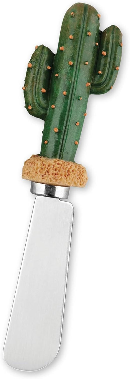 Supreme Housewares Western Cowboy Boot Cheese Spreaders, Hand-Painted Resin Handles with Stainless Steel Blades for Spreading Cream Cheese, Butter, and Jam, Assorted Designs, Set of 4