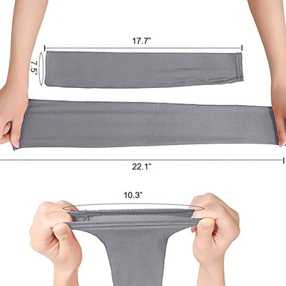 amokk Long Arm Sleeves for Women Cooling UV Sun Protection Sleeves to Cover Arms Gardening Sleeves