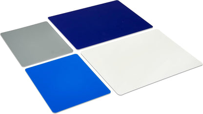 Farberware Flexible Kitchen Cutting Mat Set - Made in the USA - Cross-Contamination Prevention, 8x10 and 11x14 Inches, Non-Slip Design - Easy-Care Kitchen Essential, 4-Piece
