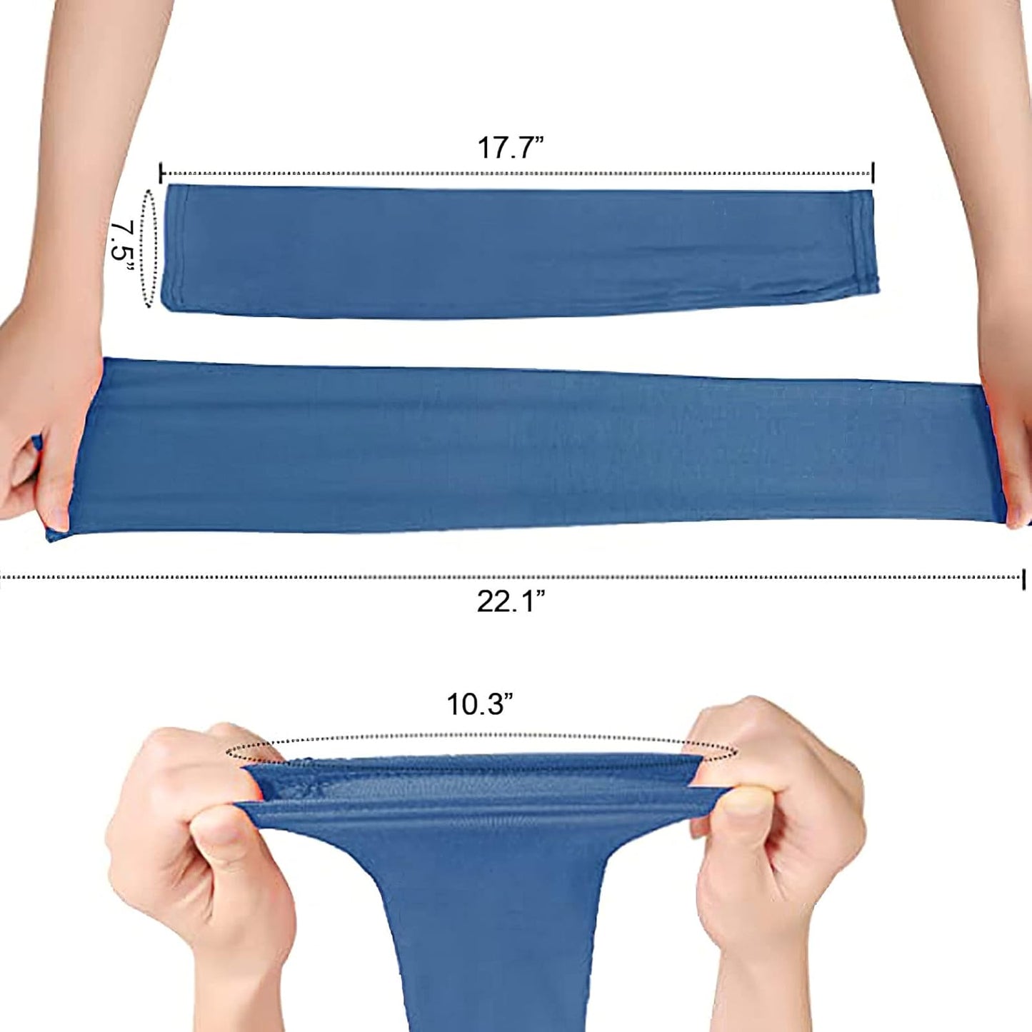 amokk Long Arm Sleeves for Women Cooling UV Sun Protection Sleeves to Cover Arms Gardening Sleeves