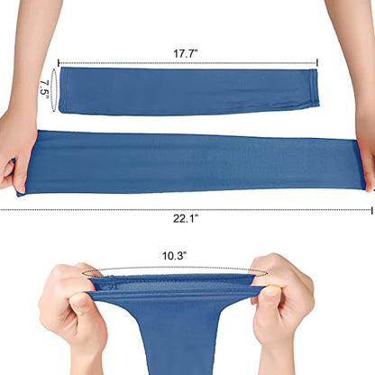 amokk Long Arm Sleeves for Women Cooling UV Sun Protection Sleeves to Cover Arms Gardening Sleeves