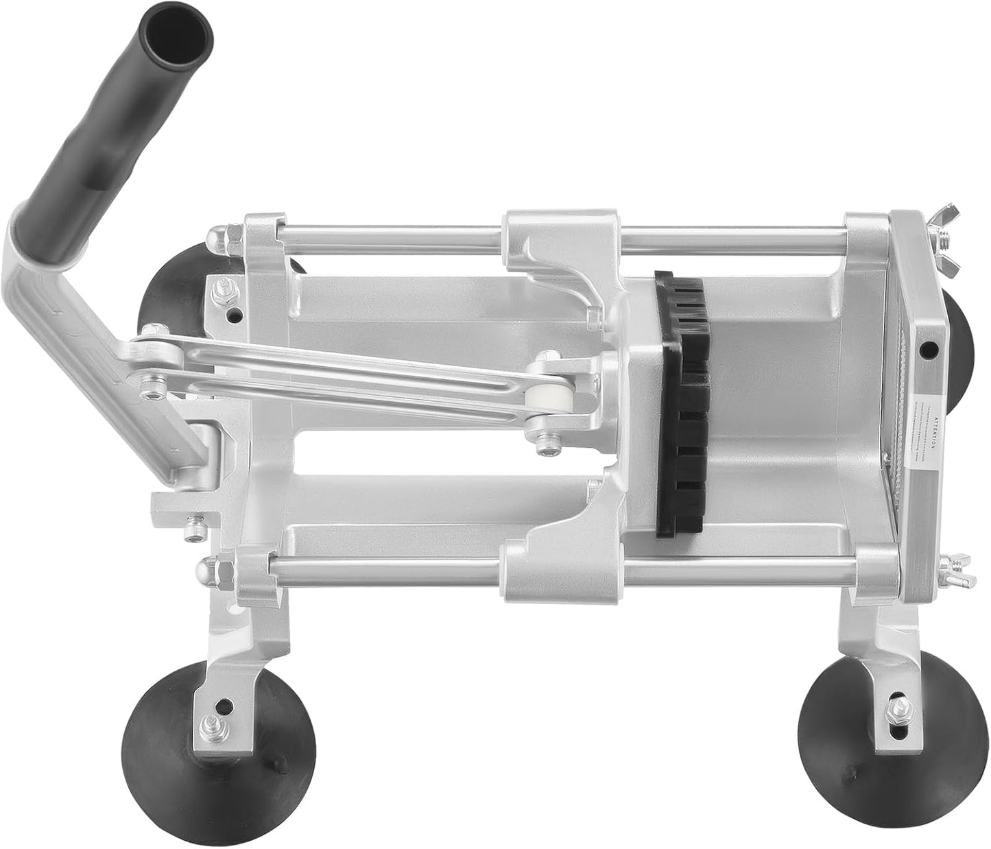 VEVOR Commercial Vegetable Slicer, 1/4 and 1/2 inch Tomato Slicer, Stainless Steel and Aluminum Alloy Vegetable Cutter Slicer, Manual Tomato Slicer with Non-slip Feet, for Tomatoes, Onions, Potatoes